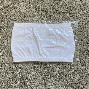 Dynamic • White Seamless Bandeau Top